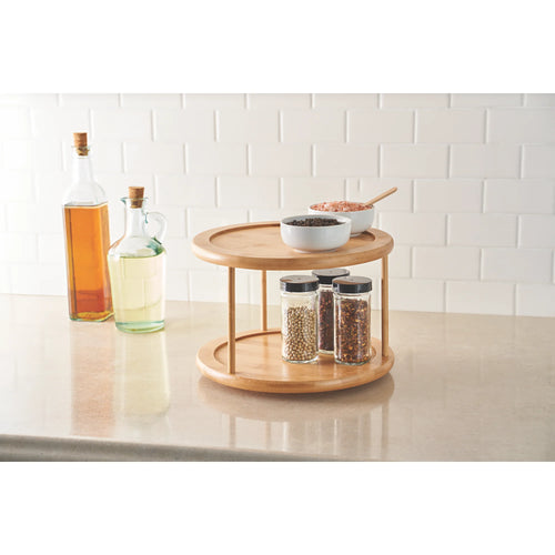 Bamboo Rotating Organizer