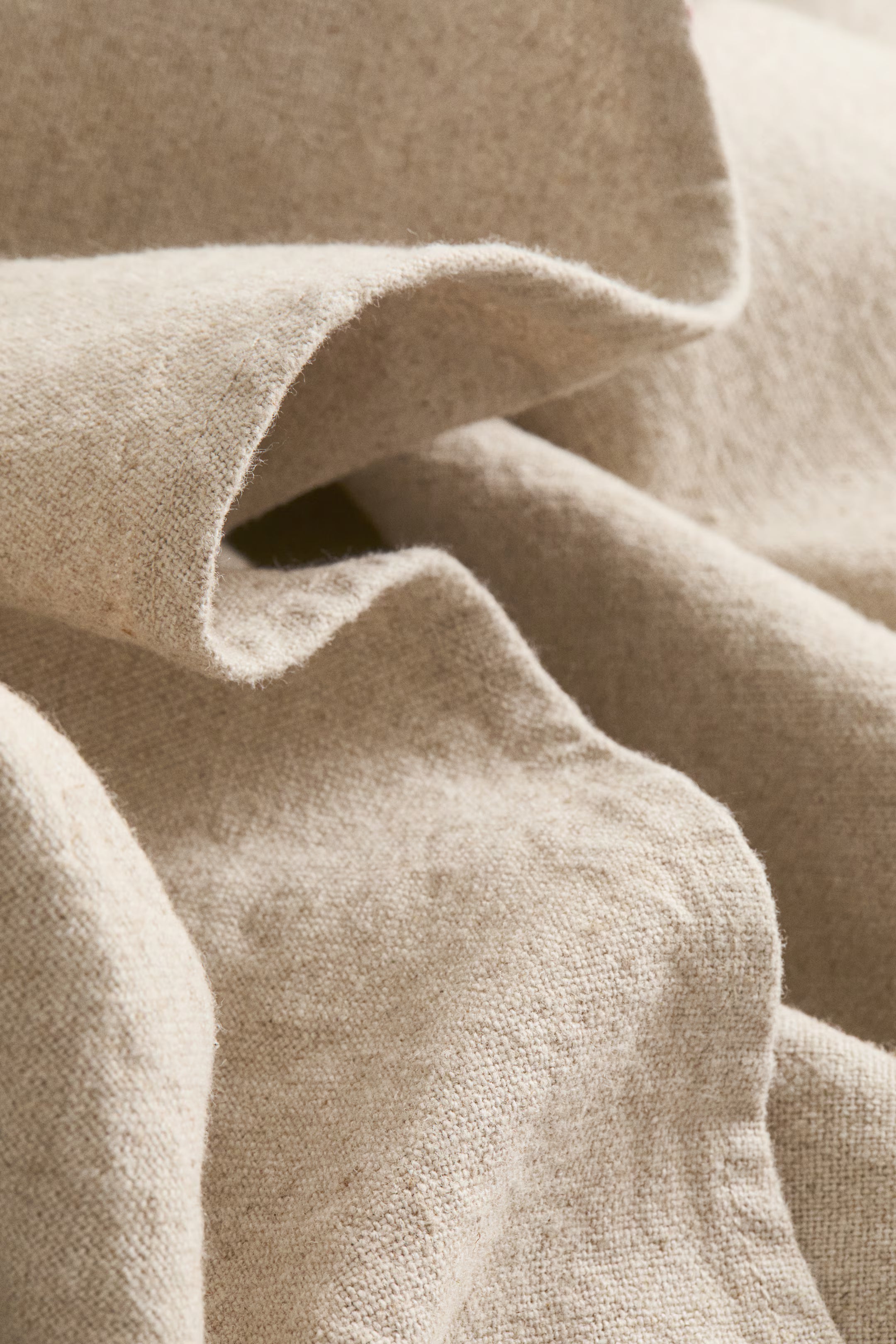 Natural Linen Blend Tablecloth
