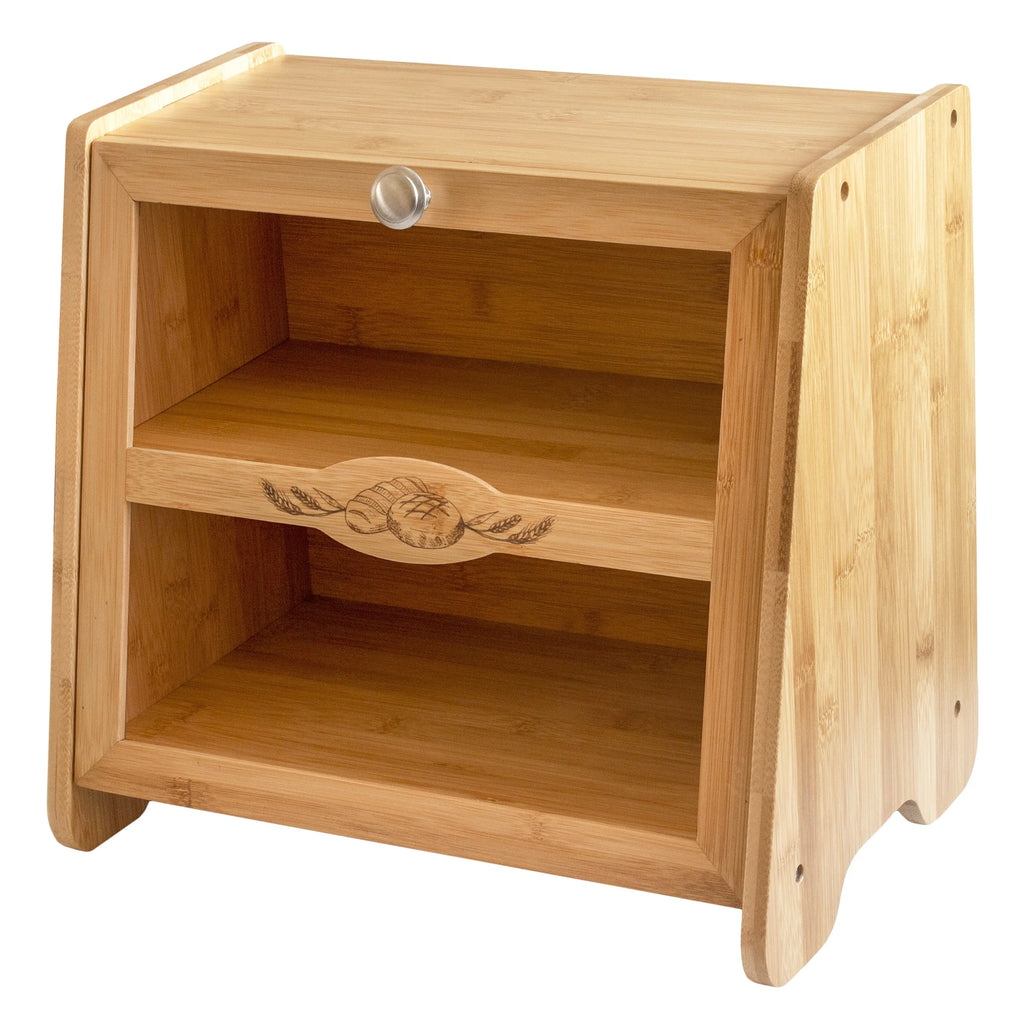 Natural Bamboo Bread Box