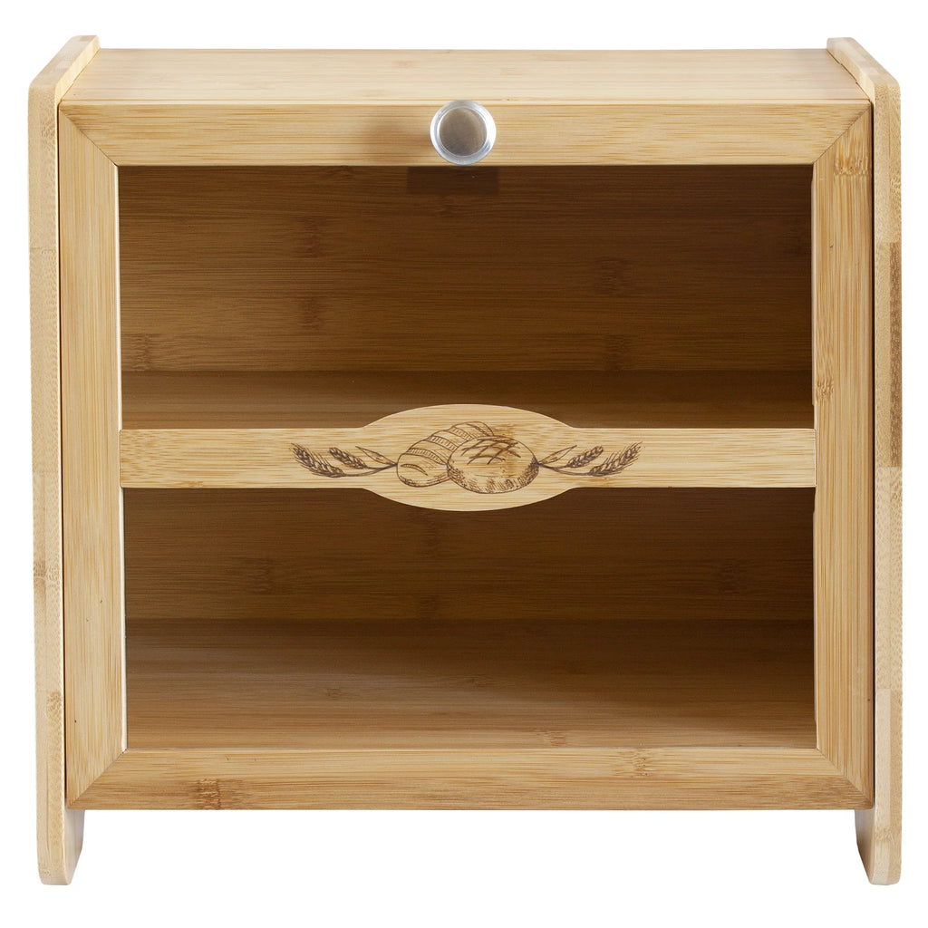 Natural Bamboo Bread Box