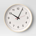Wood Grain Wall Clock