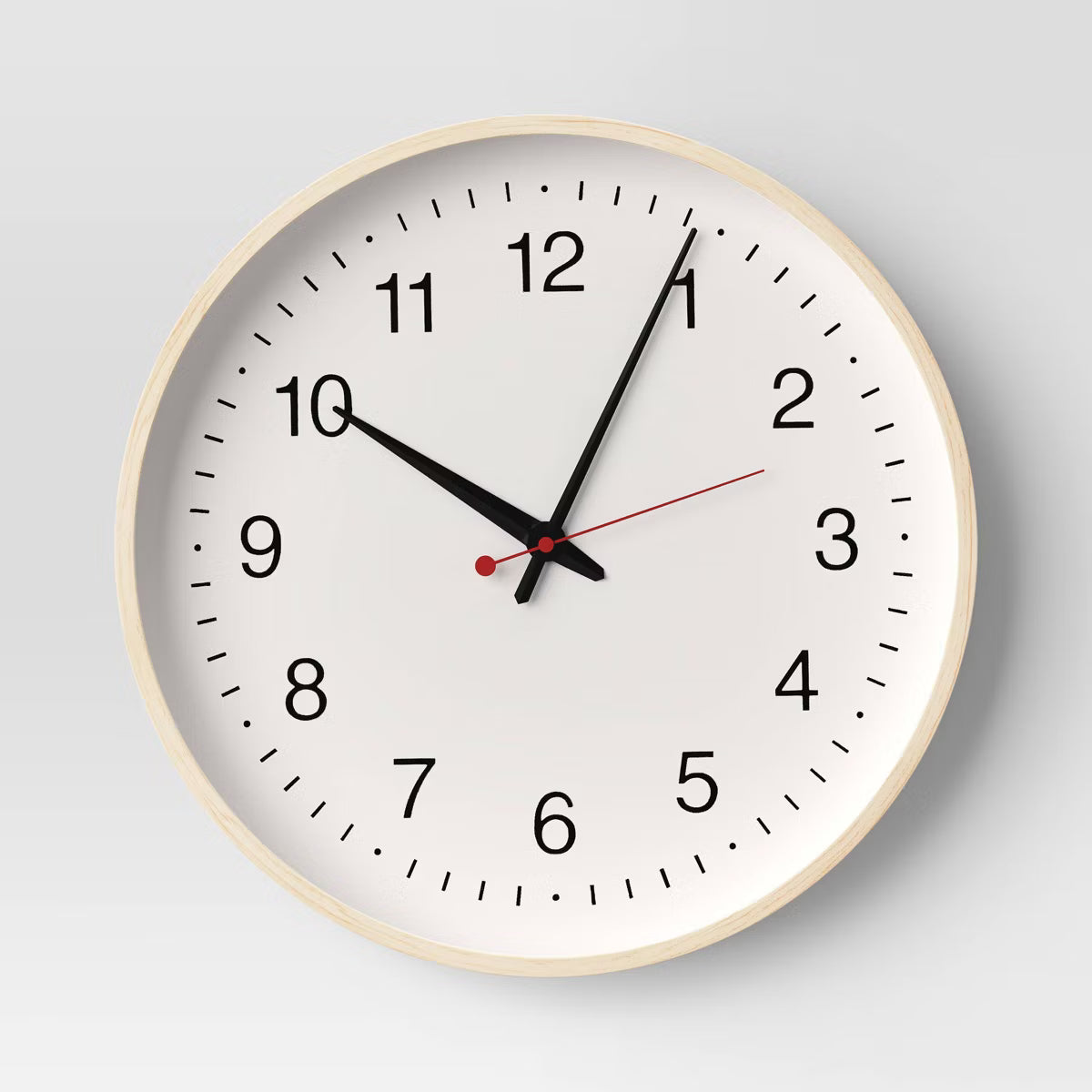 Wood Grain Wall Clock