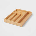 Bamboo Cutlery Organizer