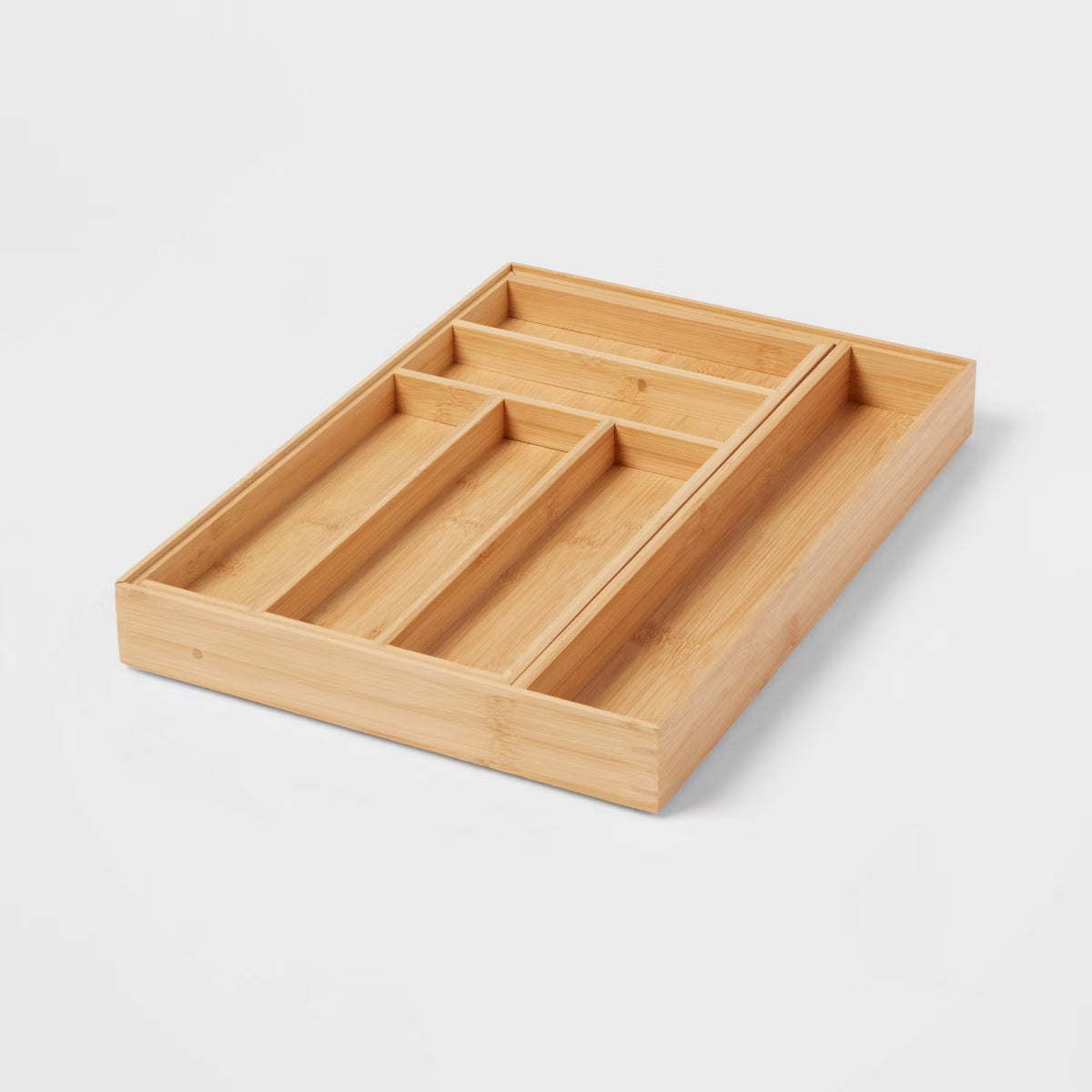Bamboo Cutlery Organizer