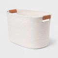 Woven Cotton Laundry Basket