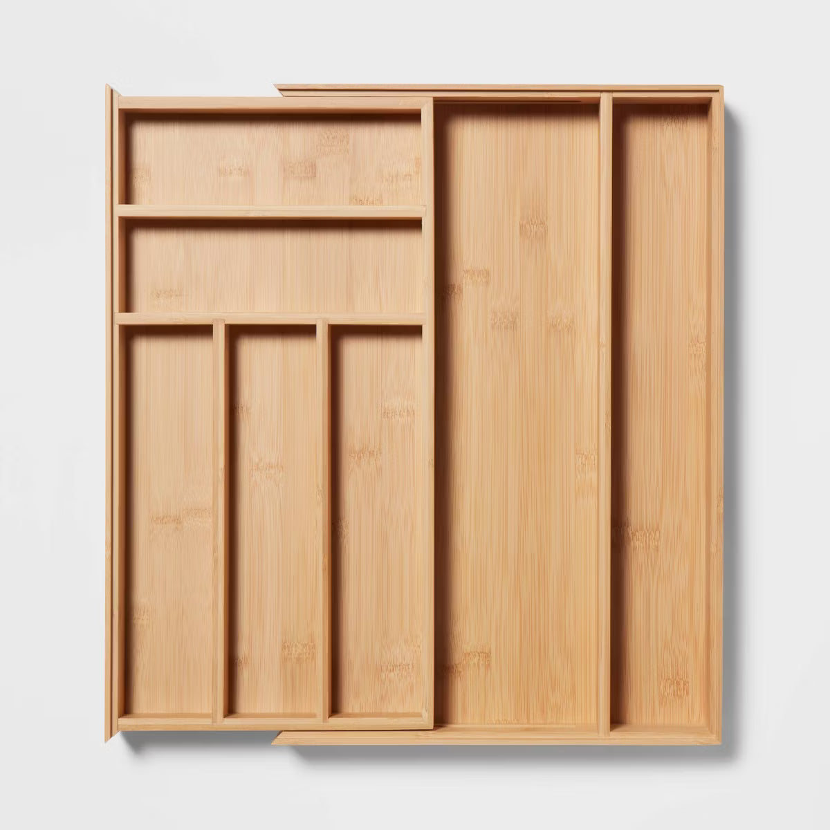 Bamboo Cutlery Organizer