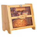 Natural Bamboo Bread Box